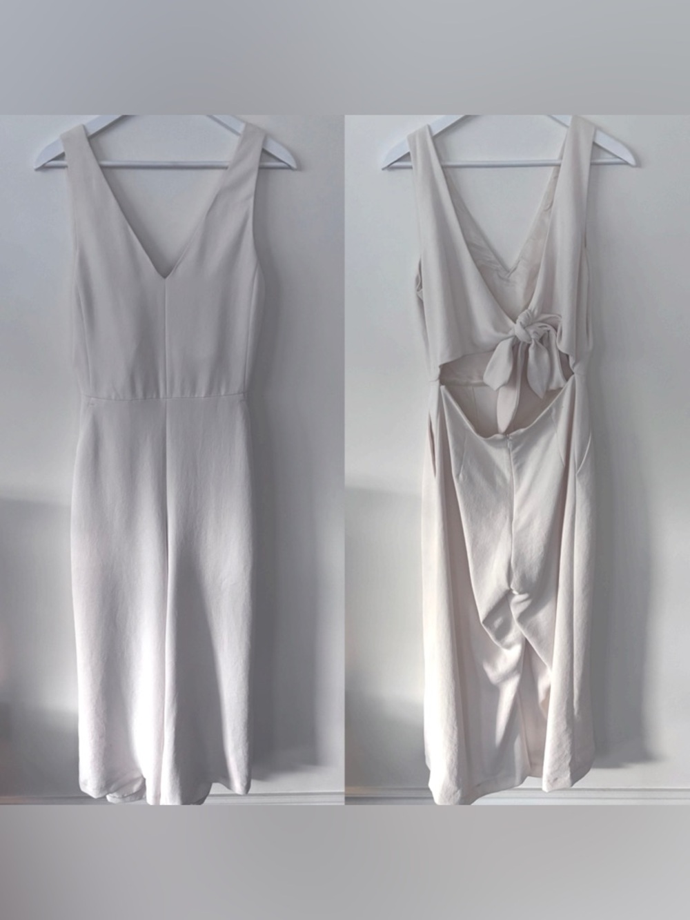 Aritzia Wilfred V Neck Ecoulement Wide Leg Jumpsuit | Sz 10 (flaw)
